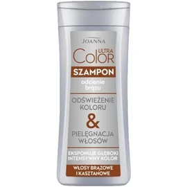 Joanna Ultra Color - Shampoo For Brown Shades - Strengthening & Revitalising Hair Shampoo - Colour Refreshing & Hair Care - Deepens Colour Intensity - Nourishes and Moisturises Hair - 200 ml