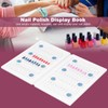96 Colors Nail Gel Polish Display Book Detachable Magnetic Nail