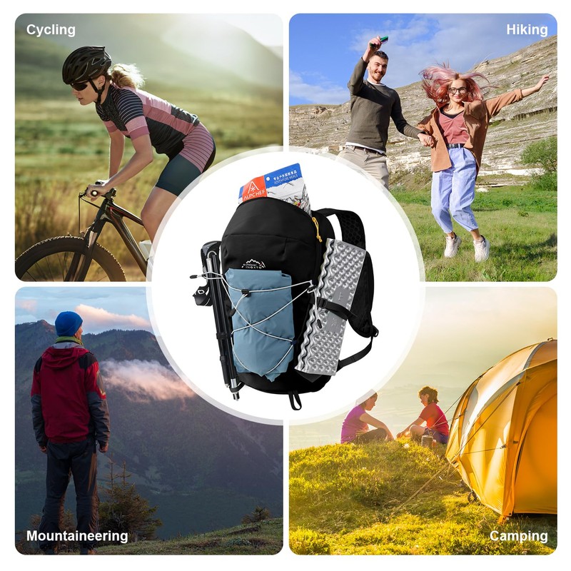 IX INOXTO Hydration Backpack with 2L Water Bladder Bag for