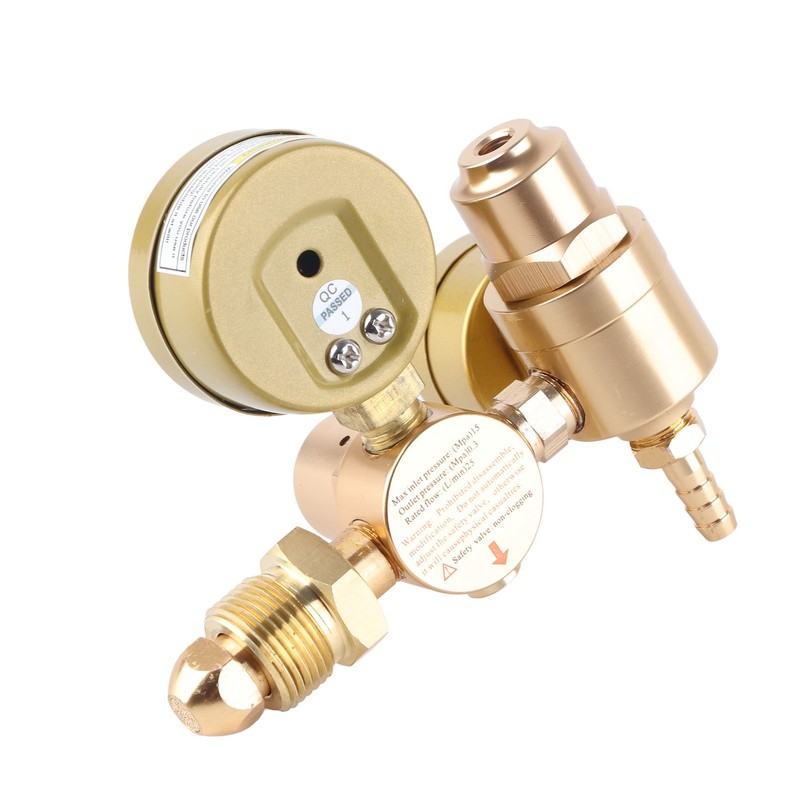 Gas Welding Regulator Argon CO2 Gauge TIG MIG Flowmeter 4500psi