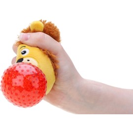 Toyland® 8cm Furry Animal Jelly Squeezers - Children's Novelty Toys - Lion