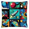 The Beach Stop Pop Art Space Themed Planets Rocket Accent