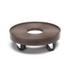 Devault DEV3015E 12 Inch Plant Dolly with Hole Espresso
