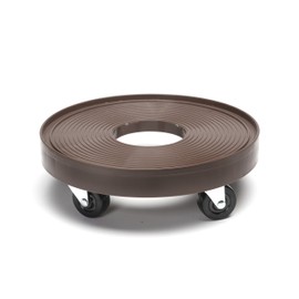 Devault DEV3015E 12 Inch Plant Dolly with Hole Espresso