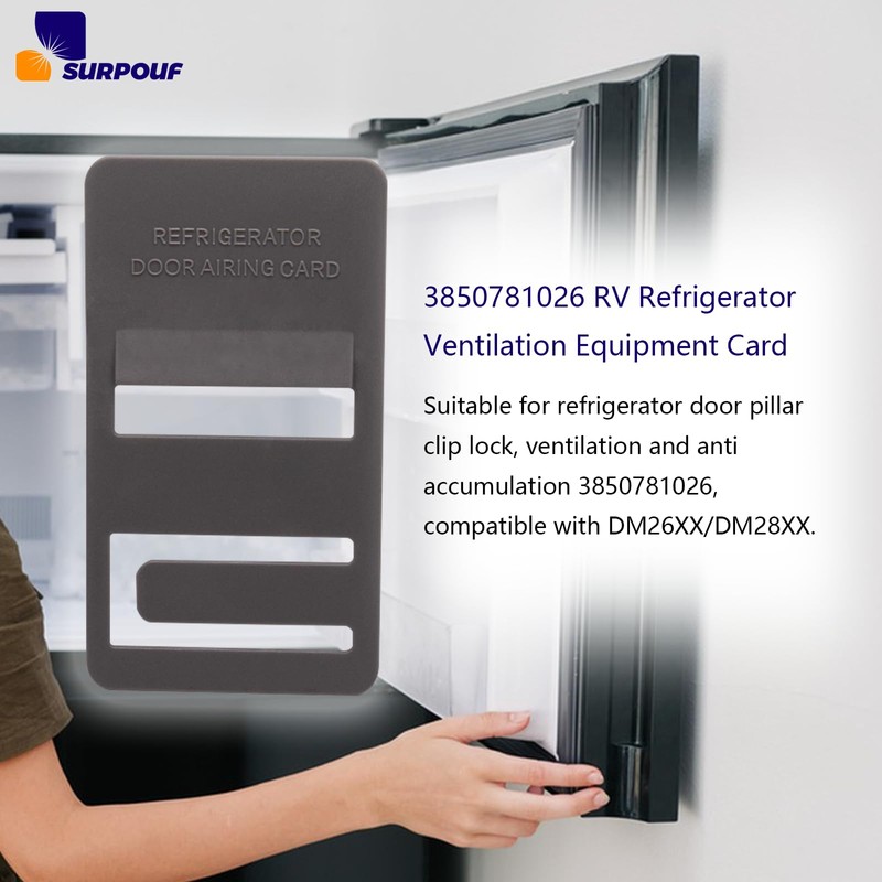 SURPOUF 2-Pcs 3850781026 RV Refrigerator Airing Device Card Fits for