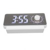 Digital Alarm Clock Rechargeable LED Mirror Alarm Clock -10°C‑50°C Temperature