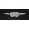 Set of 4 Weathered White Cast Iron Boat Cleat Wall
