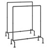 OROPY Industrial Pipe Clothing Rack Free Standing Set of 2,