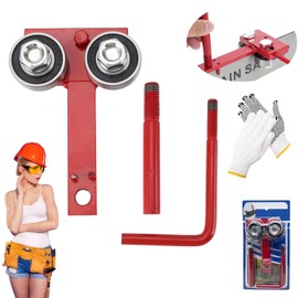 Chainsaw Bar Rail Tightening Repair Tool, Chainsaw Bar Rail Closer Tool, Cast Iron Aluminum Chainsaw Bar Rail Closing Adjuster Tool for Chain Grinding