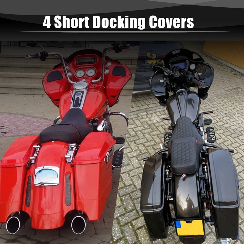 Goldfire Motorcycle Docking Hardware Covers Kit Detachable Magnet Docking Point