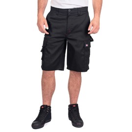 Lee Cooper Workwear Men's Cargo Shorts - Black, 32W