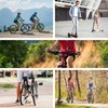 1 Pair Bike Handlebar Grips Ergonomic Bicycle Handle with Aluminium