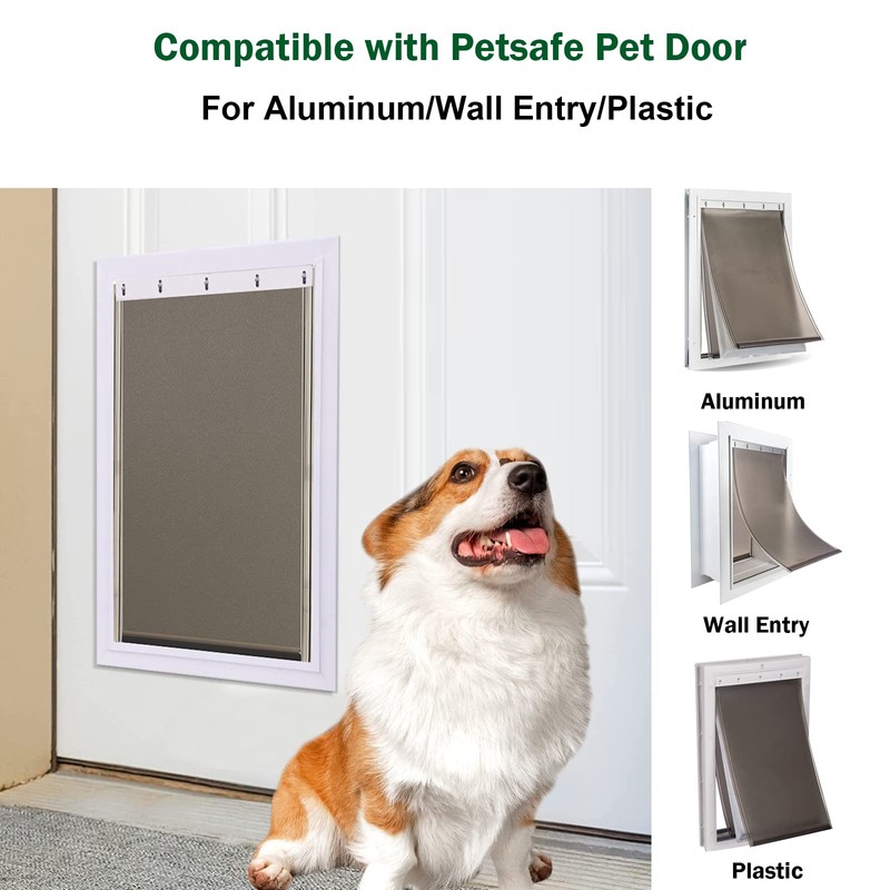 Large Dog Door Replacement Flap, Compatible with PetSafe Freedom Pet