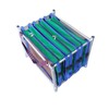 TRANSPORTE MALETA CARGADOR GALPONERAS para GALLOS(Triple) ALUMINIO Rooster Carrier CAGE…