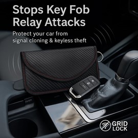 Faraday Bag for Car Keys & Phones – Military Grade RFID Signal Blocking Pouch – Anti-Theft EMF Protection – Sale Ends Soon