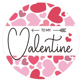 FaCraft to My Valentine Stickers - 36Pcs Happy Valentine's Day Stickers Envelope Seals Labels Hearts Stickers Valentine's Day Gifts Stikers for Party Favor Decoration Stickers for Kids