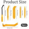 vcsjw 6-Piece Car Lever Tool Set, Disassembly Tool, Car Trim,