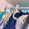 30 Piece White Rectangular Clothing Rack Size Dividers, Rectangular Blank