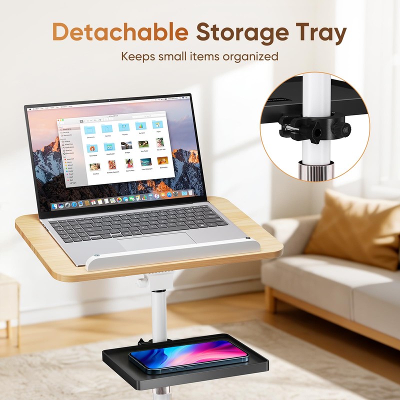 2 in 1 Adjustable Floor Book Stand & Music Stand