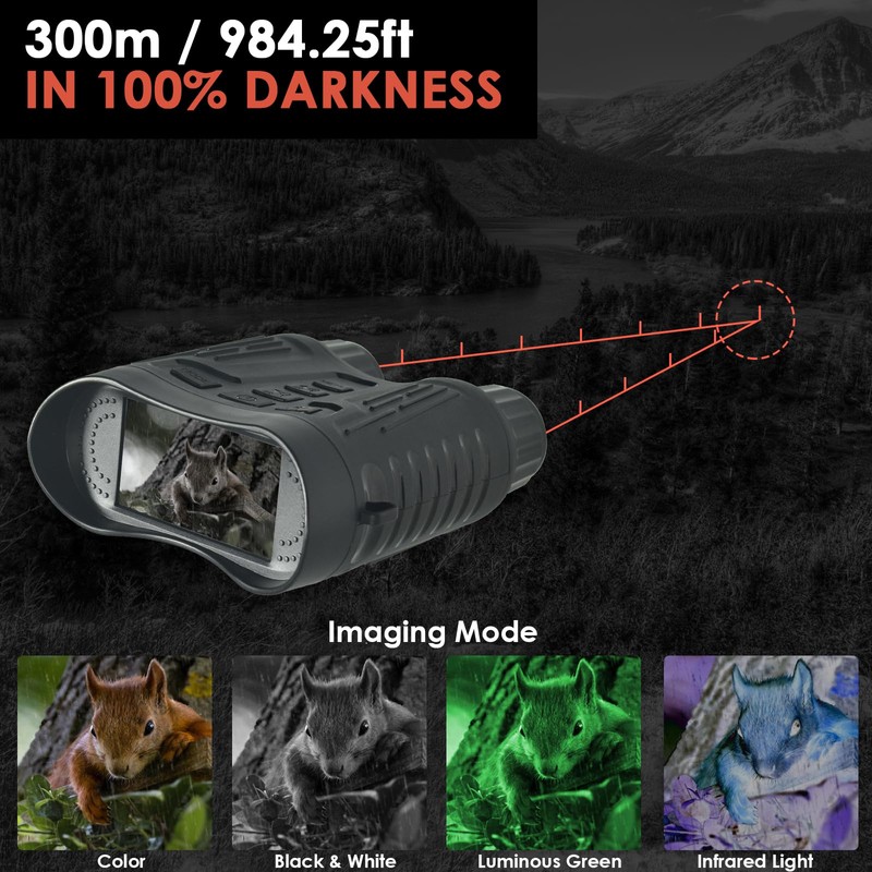 Night Vision Goggles, 4K Night Vision Binoculars for Adults, Kethvoz