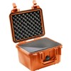 Pelican 1300 Camera Case With Foam (Orange)