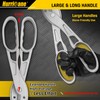 HURRICANE 12 Inch Aluminum Tin Snips with Replaceable Blades. Lightweight