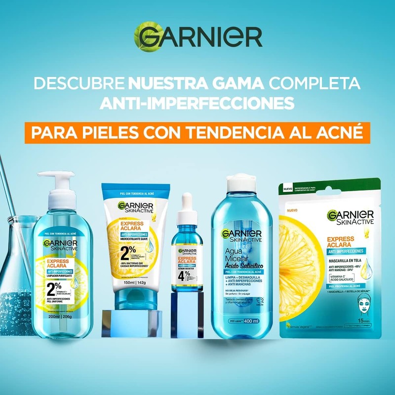 Garnier Express Aclara Mascarilla Anti Acné 23g