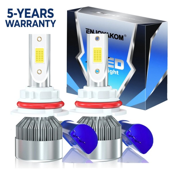 ENJOYAKOM For Ford F-350 1987-1991 2x LED Headlight Bulbs Combo