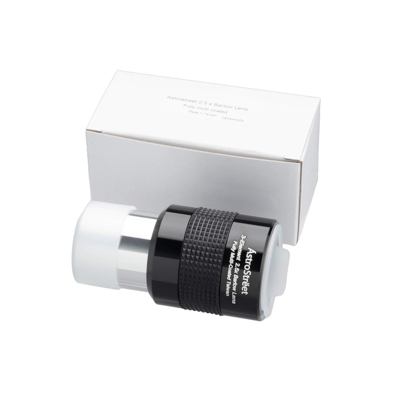 AstroStreet GSO Apochromatic 2.5x Barlow Lens, 1.2 inch (31.7 mm)