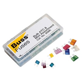 BUSSMANN NO.95BK - ATC & ATM Bulk Assortment in Poly Box Contains ATC & Atm-5-10- 15-20- 25 & 30 Amp (Pack of 1)