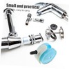 Healeved 4pcs Walker Wheels Durable Silent Swivel Casters for Smooth