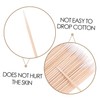Ciieeo 2Pcs Double Pointed Cotton Swabs Precision Makeup Applicators for