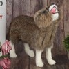 Garden Decoration Simulation Brown Wolf,Brown Wolf Ornaments Handicrafts
