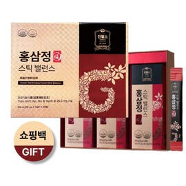 Gene Wells 6-year-old red ginseng essence stick balance red ginseng stick easy to consume red ginseng concentrate for gift / 진웰스 6년근 홍삼정 스틱 밸런스 홍삼스틱 선물용 간편섭취 홍삼농축액