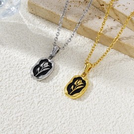 ZGLCBSG Stainless Steel 14k Gold Plated Necklace，Simple Gold Necklace for Women Suitable for Valentine'S Day, Birthday, Christmas Gifts for Lovers