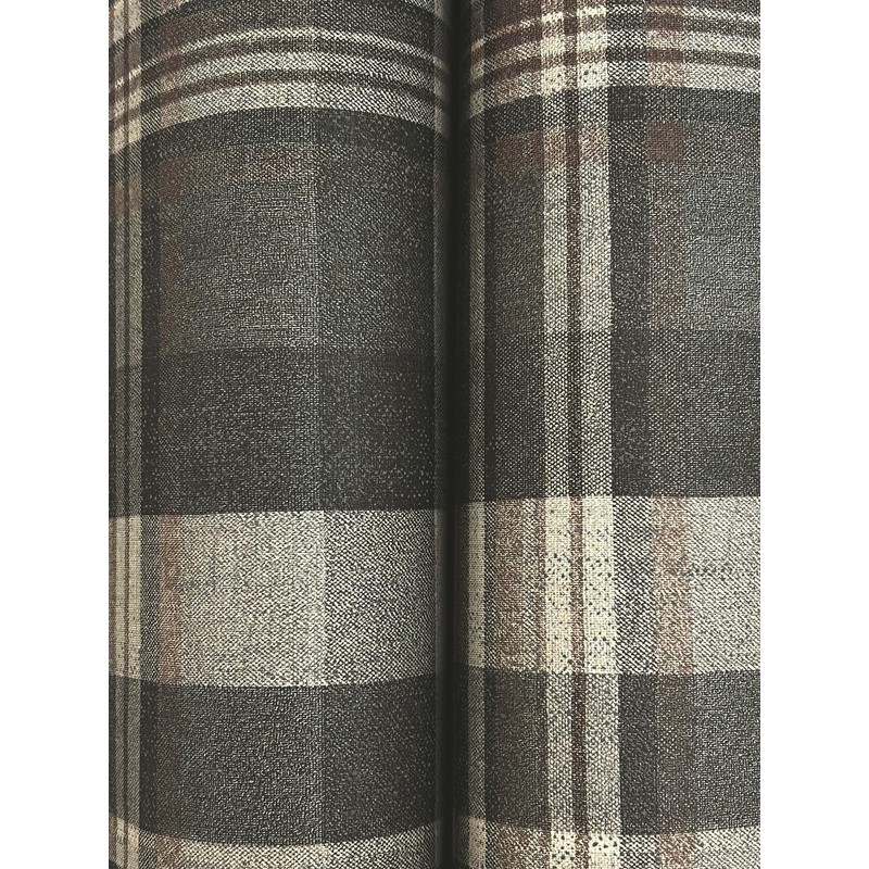 Yellowstone Dutton Plaid Charcoal Wallpaper, 4142-72632