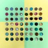 Quiges Interchangeable Mini Coin 12 mm Artificial Pearl Stone for