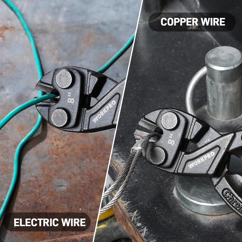 WORKPRO Bolt Cutter Small Cr-V Steel 200 mm Bolt Cutter