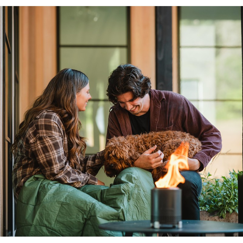 ソロストーブ Mesa 卓上ファイヤーピット スタンド付き 煙が少ない アウトドア ミニファイヤー 都会や近郊に ペレットや木材使用 ステンレススチール