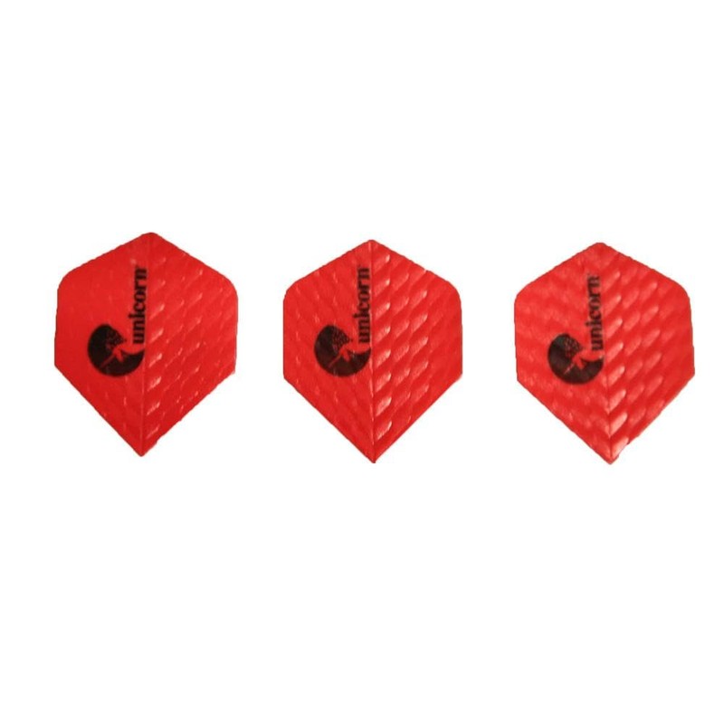 Unicorn Dart Flights | Textured Wave Black Design | Standard