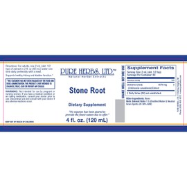 Pure Herbs: Stone Root - 4 oz.