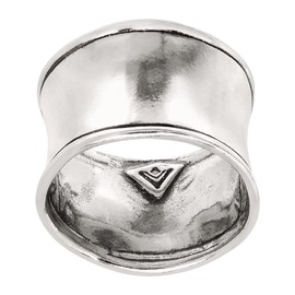 Silpada 'Hammered Cuff' Ring in Sterling Silver, Size 9, Size 9