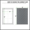 AGHITG Thermal Window Cover for Winter,38" X 62" for Window