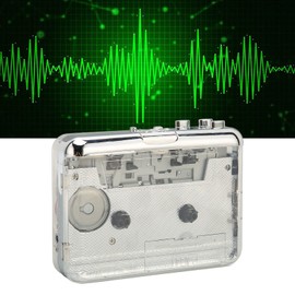 Portable Cassette Player, Cassette Tape Player, Multifunction Clear Stereo Sound FM Radio Cassette Player with 3.5mm Headphone Jack