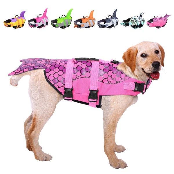ASENKU Dog Life Jacket - Pet Safety Vest for Swimming