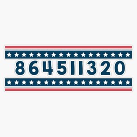LAD Studio 864511320 Election Sticker Bumper Sticker Vinyl Decal 5""