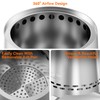 ONLYFIRE OUTDOOR LIVING 2 in 1 Portable Fire Pit with