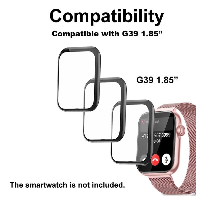 smaate Screen Protector Compatible with 1.85” KACUBAKU AKUMAKA DEKELIFE G39