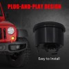 LX-LIGHT Turn Signal Lights Smoke Amber LED for Jeep Wrangler