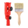 Multi-Angle Paint Brush Extender with Paint Brush, Extension Pole Attachments